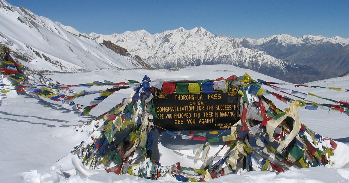 Annapurna Circuit Trek with Tilicho Lake